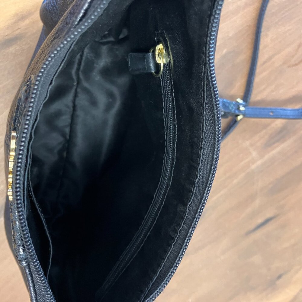 Coach Ashley Python Leather Crossbody Bag Black S… - image 6